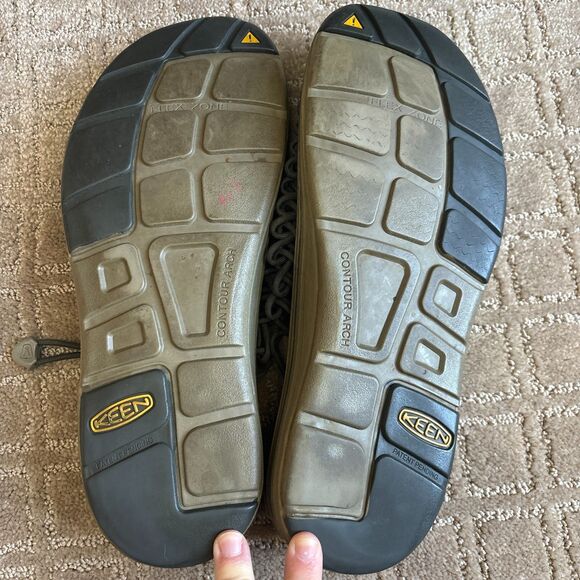 Keen Uneek Sandals Mens 11 Gray Bungee Cord Hike Slip In Outdoor Adjustable main image 5
